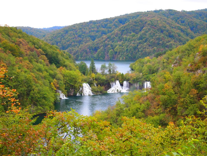 The view of the park before entering