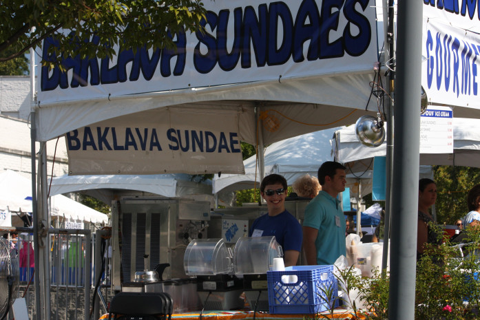 Baklava Sundaes (Photo: Fr. Christos/Atlanta Greek Orthodox Church)