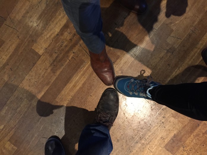 My shoefie with Kit and Ben