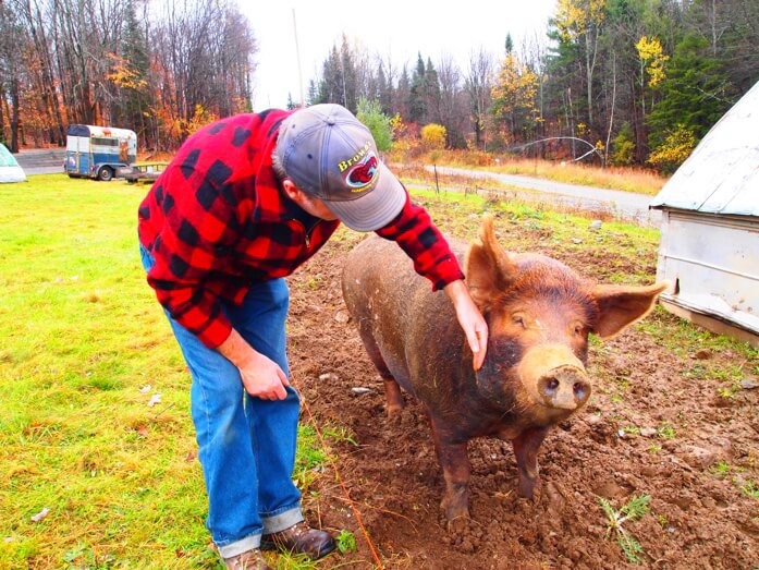 James gives Prudence a rub