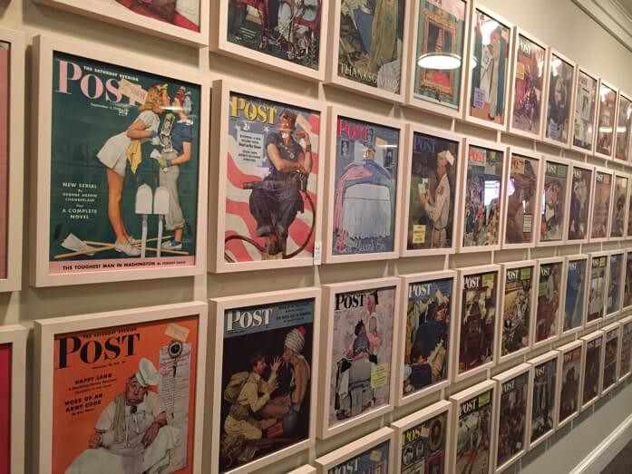 Just a few of his many cover art for the Saturday Evening Post
