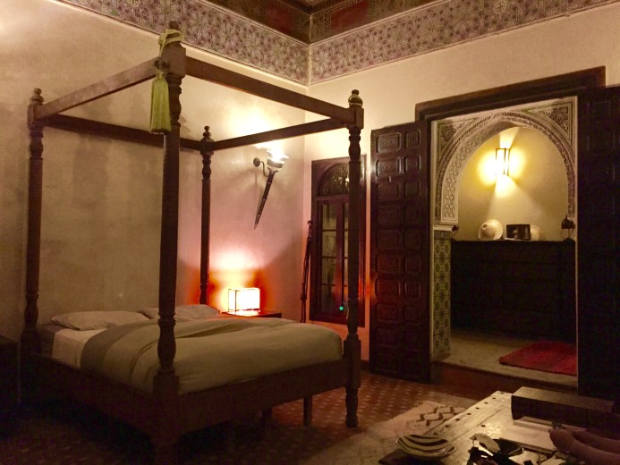 This bedroom in a riad in Marrakech is the stuff dreams are made of