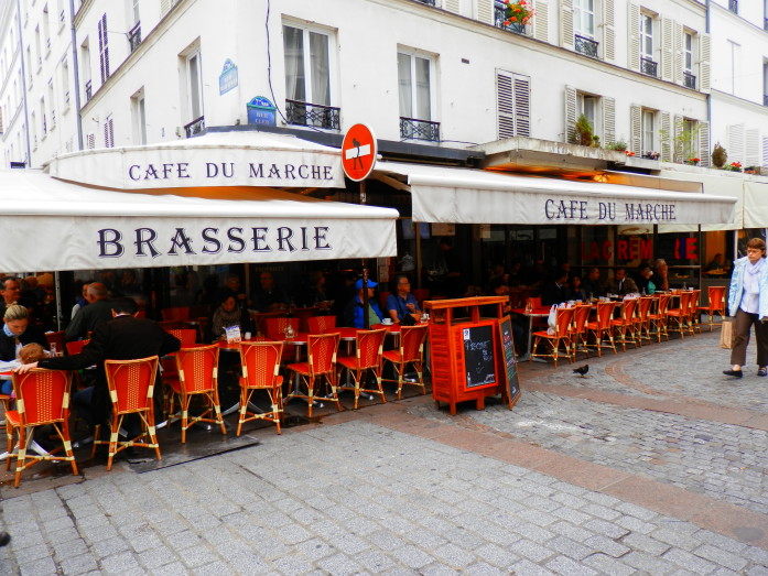 My favorite cafe on Rue Cler